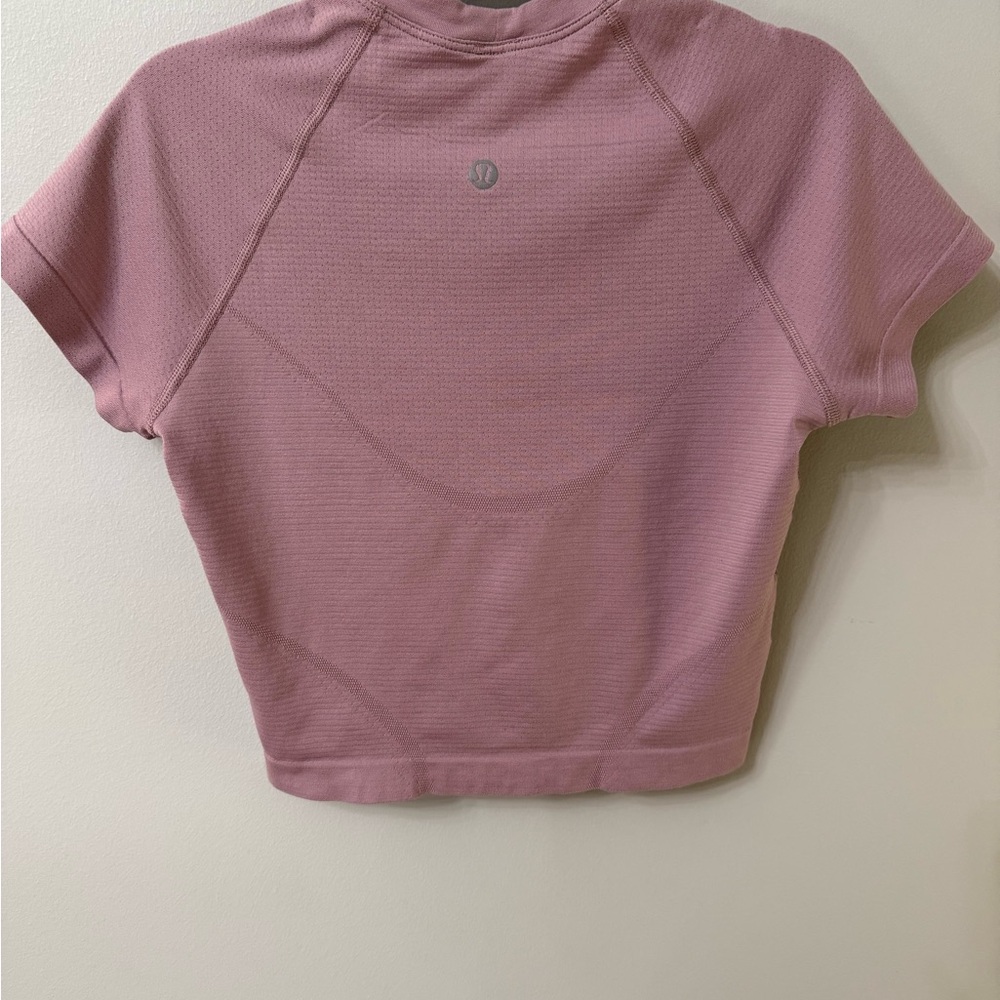 Lululemon Swiftly Tech Mauve Crop Top Size 4